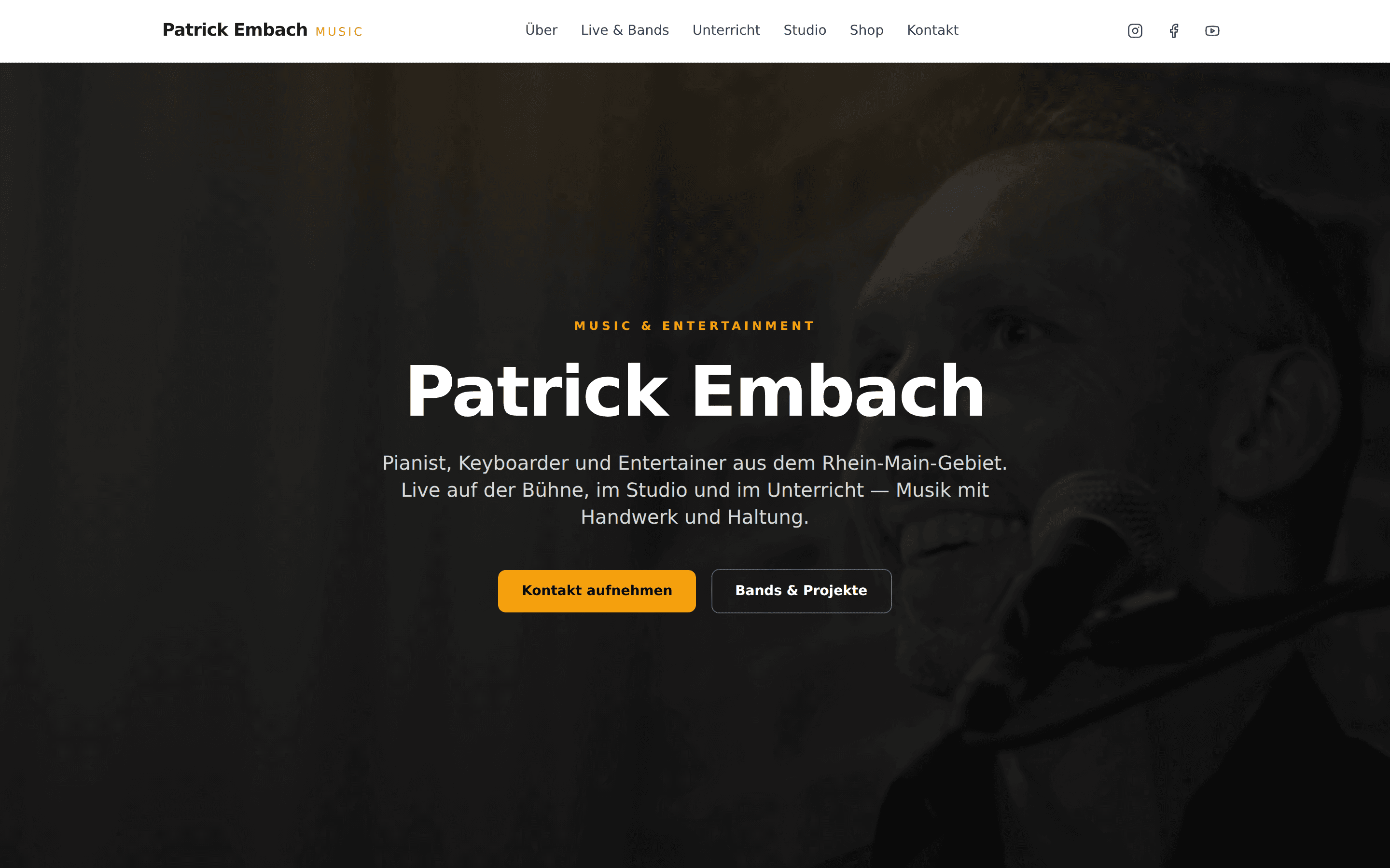 Patrick Embach Music: neue Website