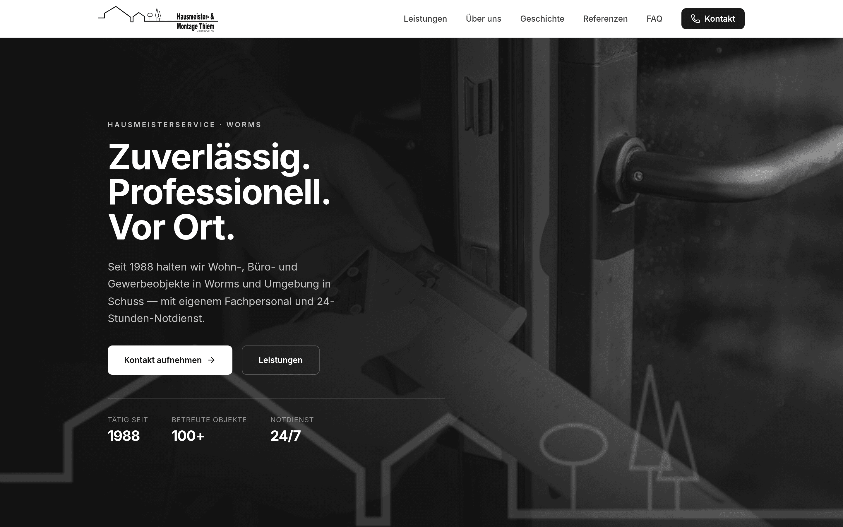 Hausmeister- & Montage Thiem: neue Website